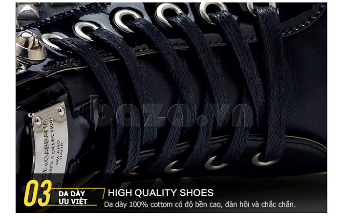 Giày da nam cao cổ CDD 8250 chất lượng cao