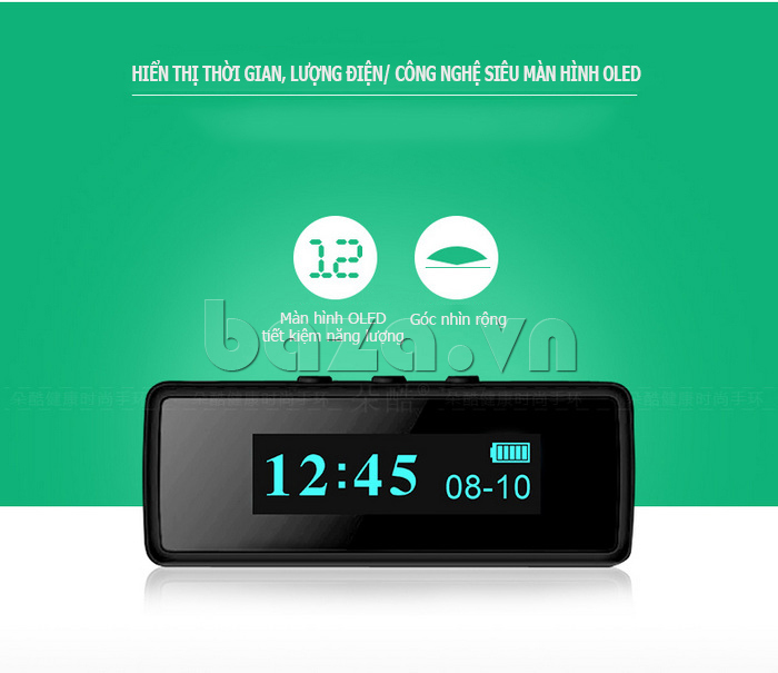 Đồng hồ thông minh Duoku DK401 hiển thị thời gian