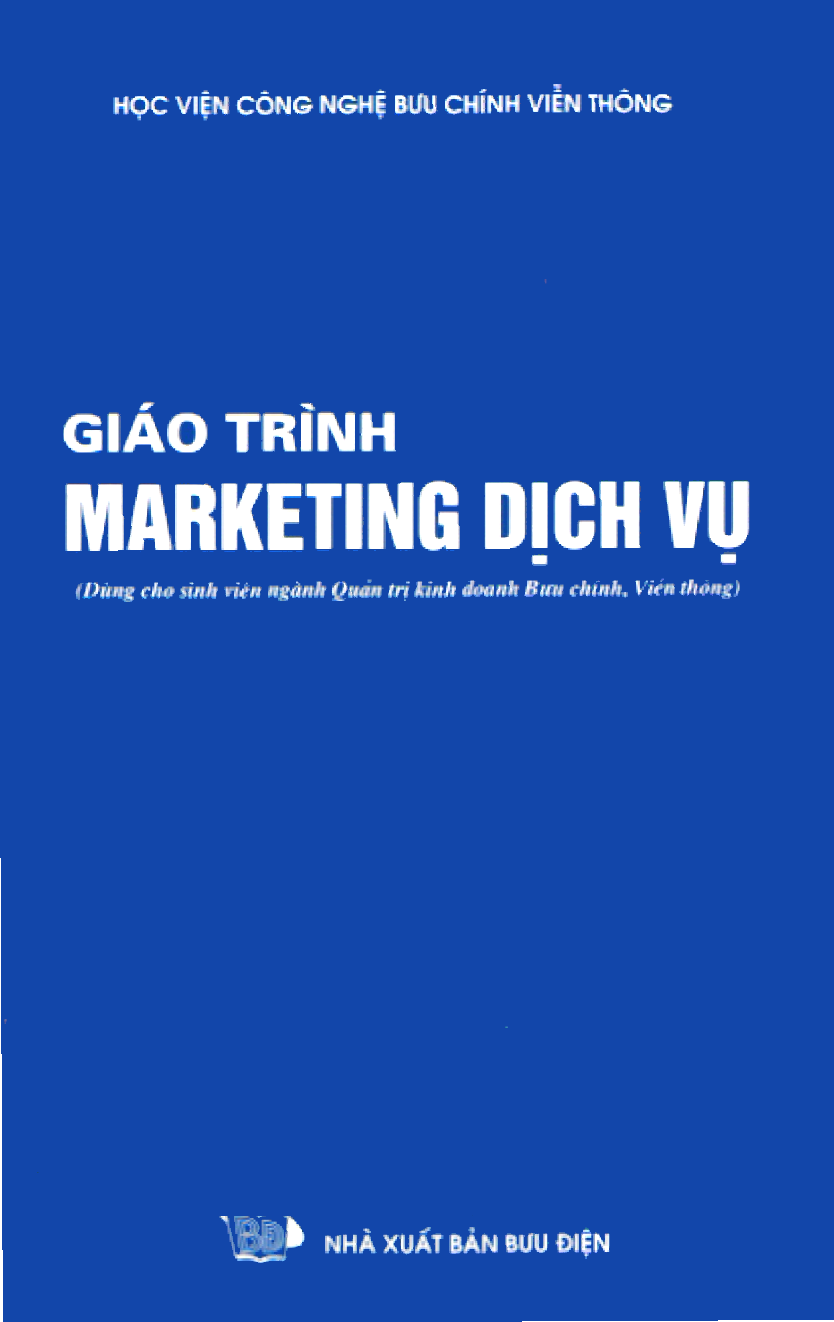 Sách kiến thức " Giáo trình marketing dịch vụ " TS. Nguyễn Thượng Thái