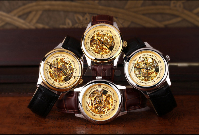 Đồng hồ nam Aiers B125G màu sắc sang trọng