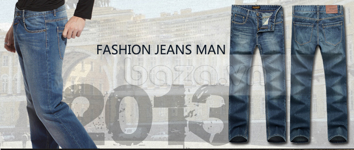 Quần Jeans nam ống rộng Lehondies - Thời trang cho quý ông