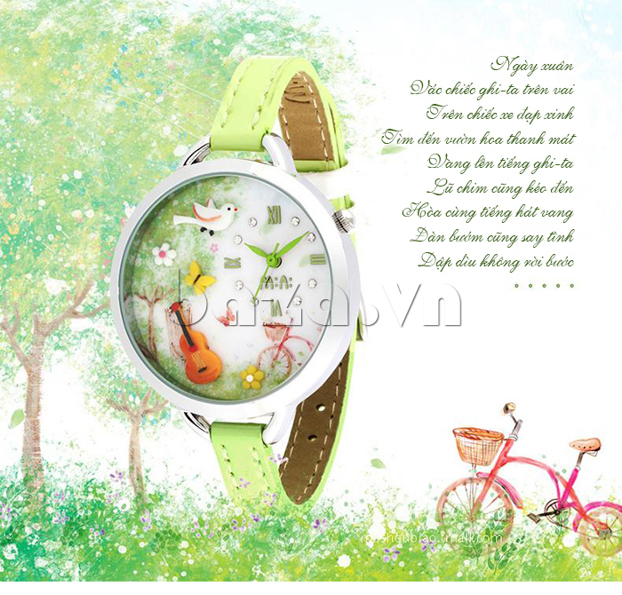 Đồng hồ nữ Mini MN969 Cung đàn mùa xuân