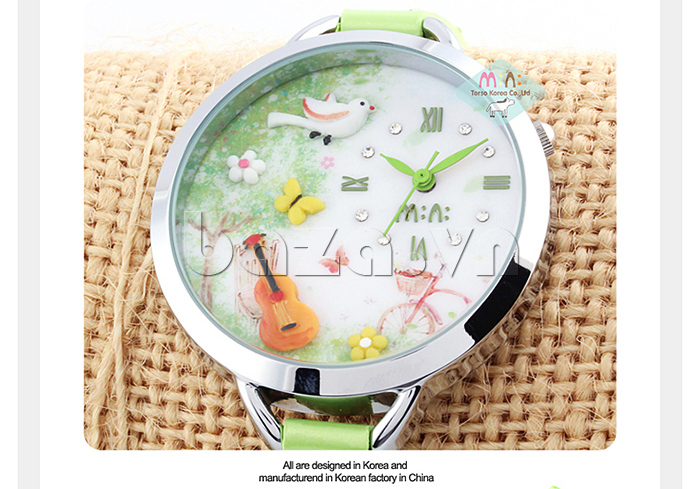 Đồng hồ nữ Mini MN969 Cung đàn mùa xuân phong cách Hàn Quốc