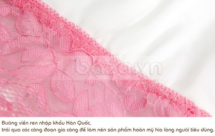 Bộ đồ ngủ nữ Hamuse phong cách đáng yêu - ren nhập khẩu từ Hàn Quốc