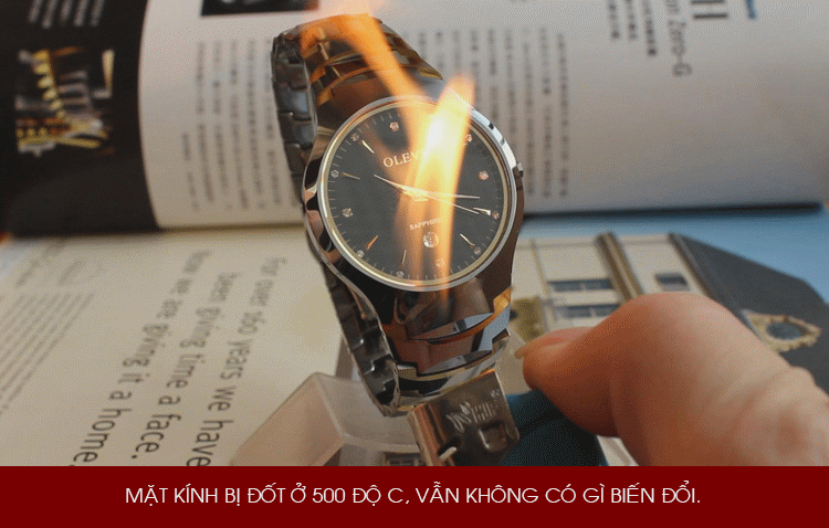 Đồng hồ nam OLEVS Đen Truyền Thống V8 hoàn hảo