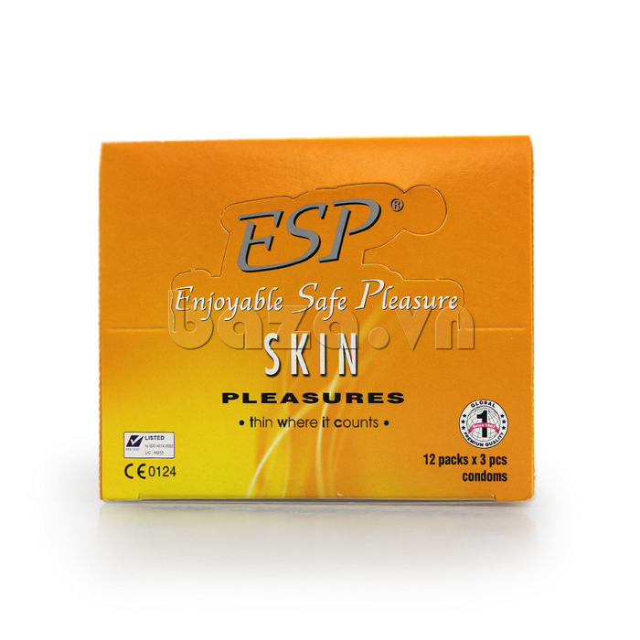 Bao cao su siêu mỏng ESP Skin Pleasures - tận hưởng khoái lạc an toàn
