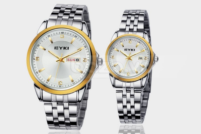 Baza.vn: Đồng hồ đôi Eyki EET8593AGL lạ