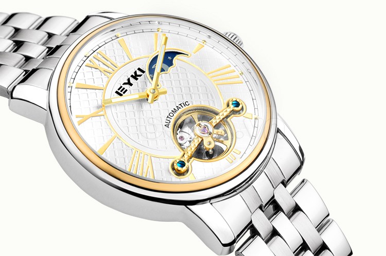Đồng hồ nam Eyki EFLS8710G là dòng đồng hồ cơ automatic được thiết kế mặt khá tinh xảo và thời trang