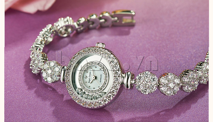 Đồng hồ nữ lắc tay mặt tròn Royal Crown 5308B/65308