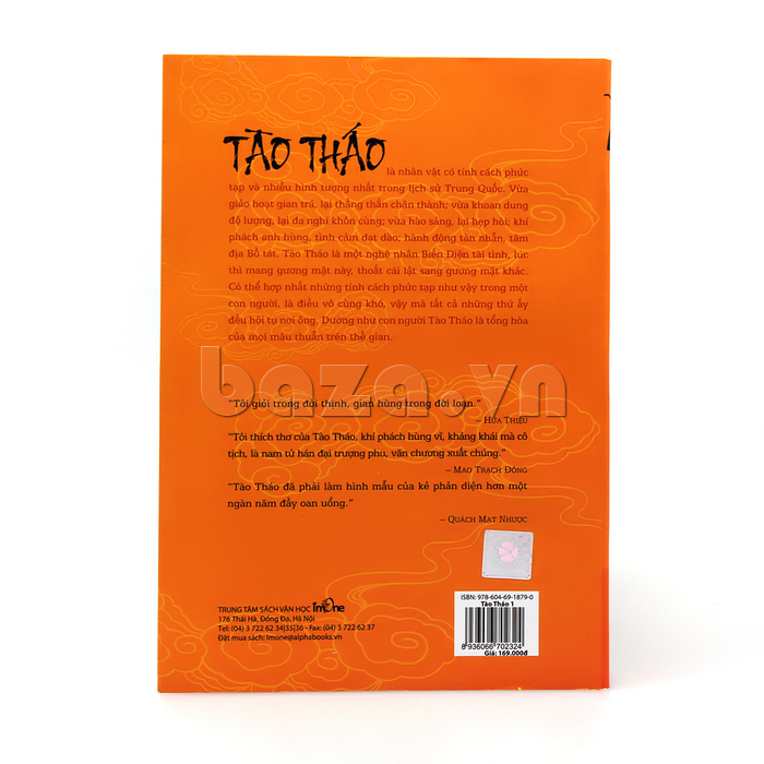 sách văn học tiểu thuyết: Tào Tháo - Thánh nhân đê tiện (Tập 1)