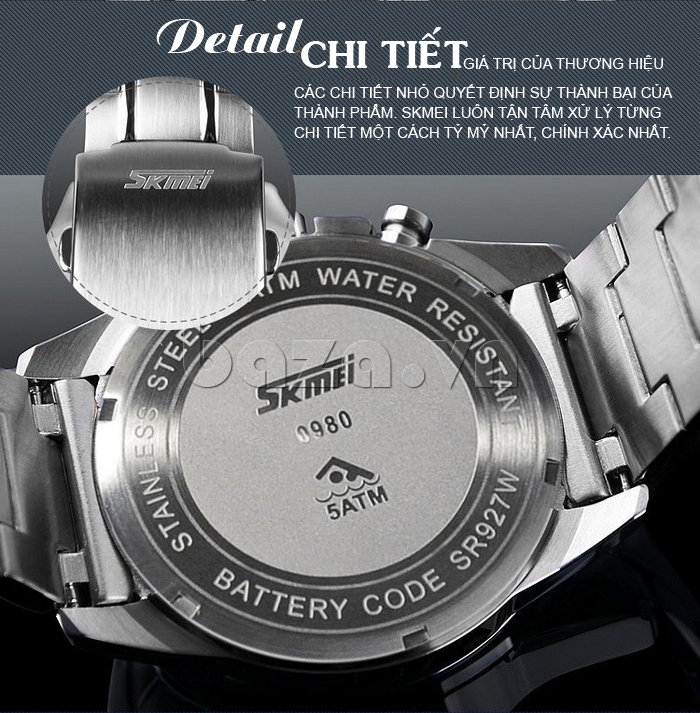 Thiết kế Đồng hồ nam Skmei 0980 làm nên giá trị thương hiệu