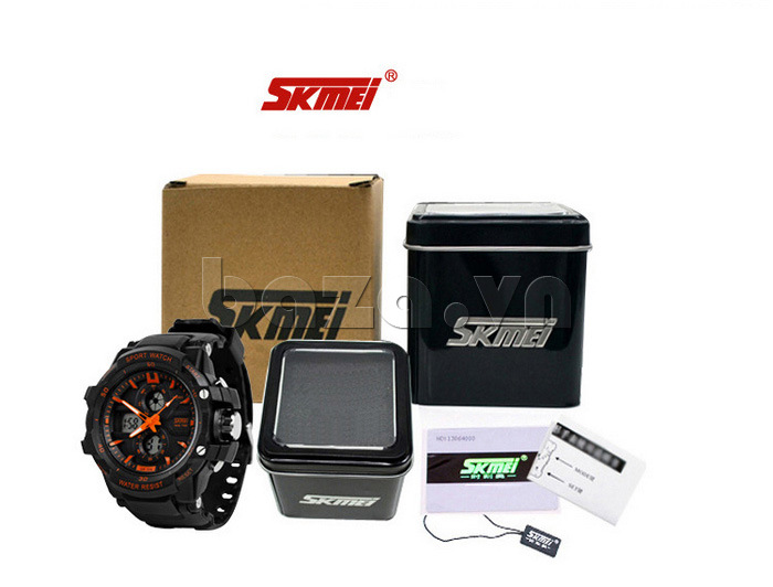 Đồng hồ điện tử Skmei 0990 màn hình hiển thị kép thiết kế chất và hot