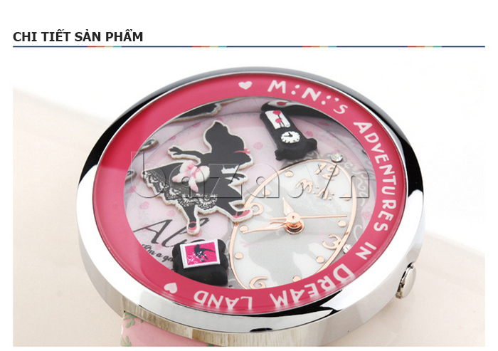 Đồng hồ nữ Mini MN1093 Mặt thỏ ngộ nghĩnh chi tiết của sản phẩm 