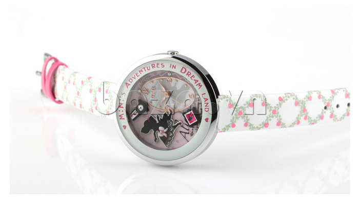Đồng hồ nữ Mini MN1093 Mặt thỏ ngộ nghĩnh dây da cao cấp, bền đẹp