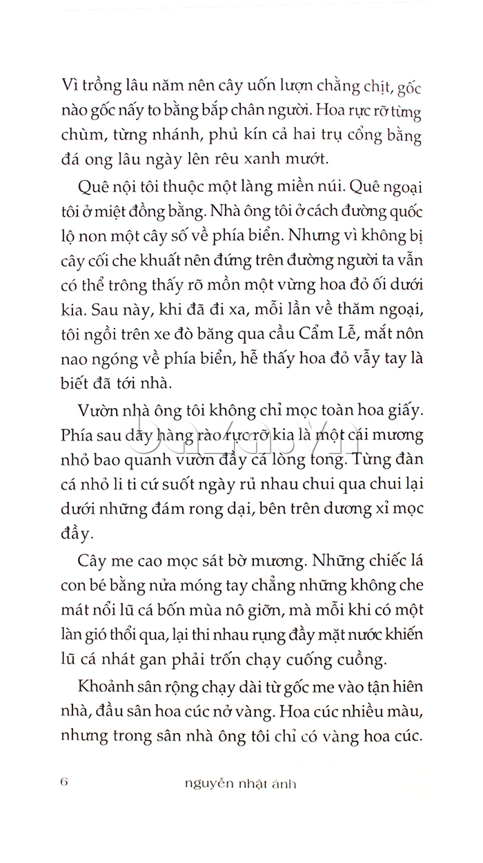 Sách văn học chọn lọc: Đi qua hoa cúc- Nguyễn Nhật Ánh