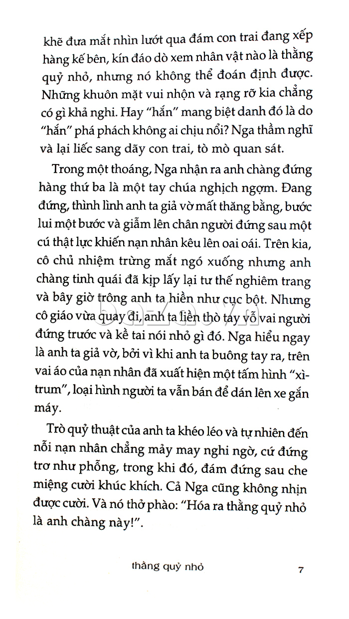 Thằng quỷ nhỏ- tác giả Nguyễn Nhật Ánh- trích dẫn 