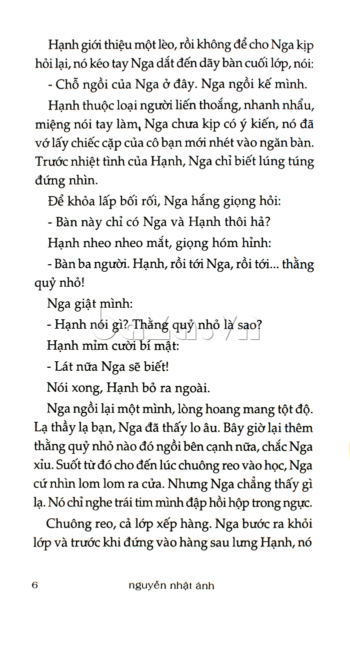 Sách văn học Việt Nam chọn lọc: Thằng quỷ nhỏ- tác giả Nguyễn Nhật Ánh