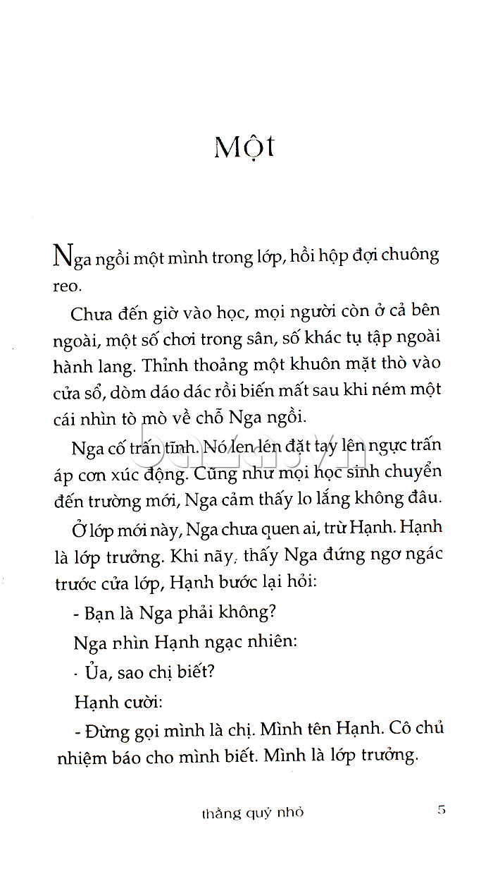 Sách văn học hay: Thằng quỷ nhỏ- tác giả Nguyễn Nhật Ánh