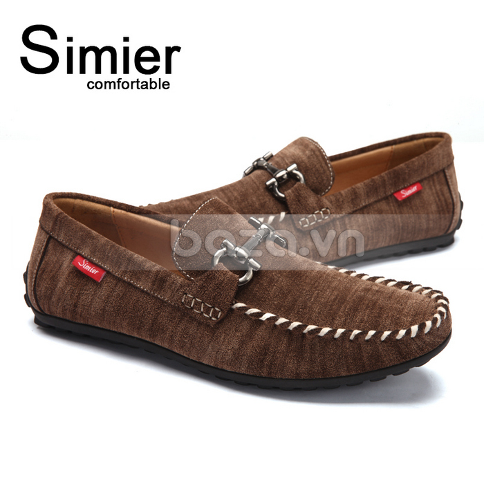 Baza.vn: Giày lười nam Simier - Đế hạt đậu (0861)