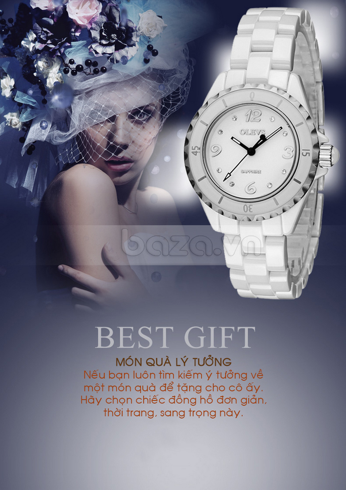 Nếu bạn đang tìm một món quà để tặng cô ấy, hãy lựa chọn chiếc đồng hồ tinh tế này
