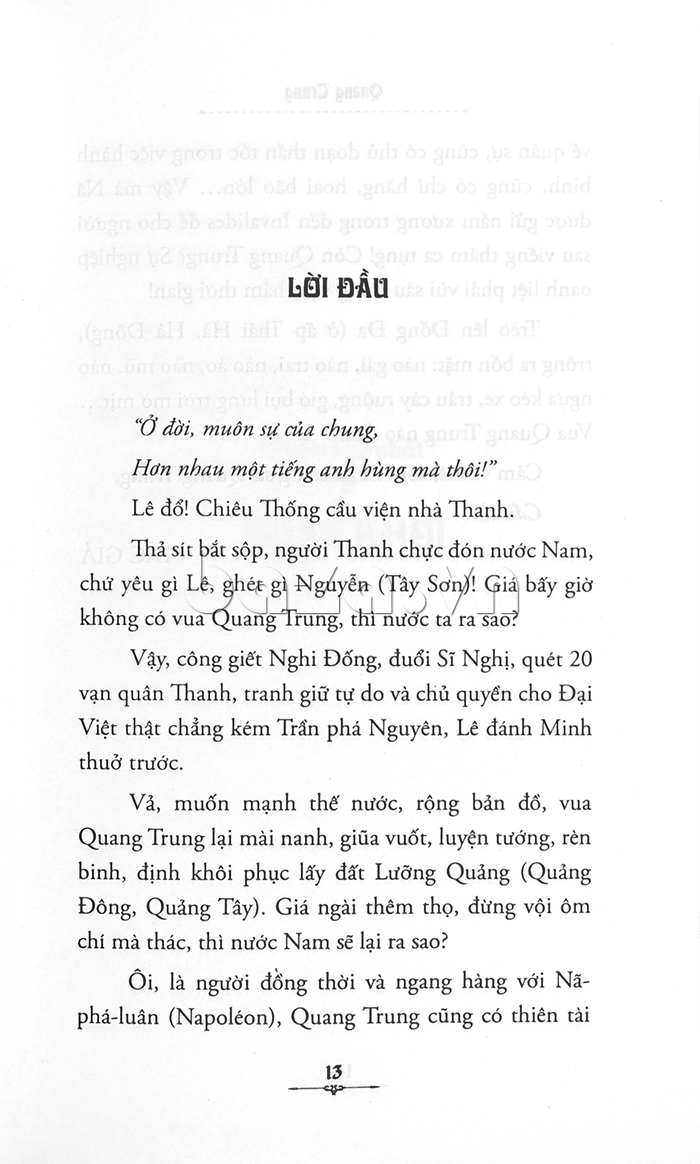 Góc nhìn sử Việt - Quang Trung sách hay nên đọc