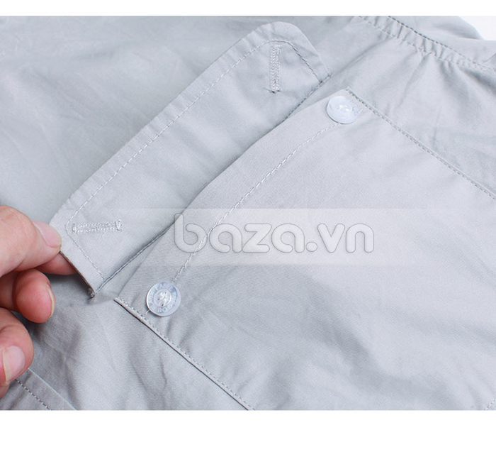 Baza.vn: Sơ mi nam K-Jeans HC-9003LC vải áo bền màu không bị phai 