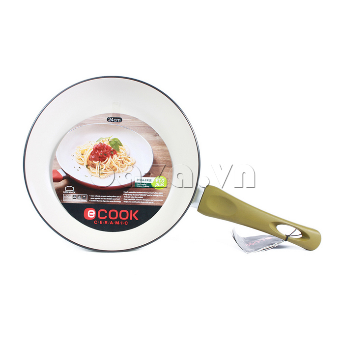 Chảo sứ E-cook Ceramic Lock&Lock 24cm LEC2243 bền đẹp