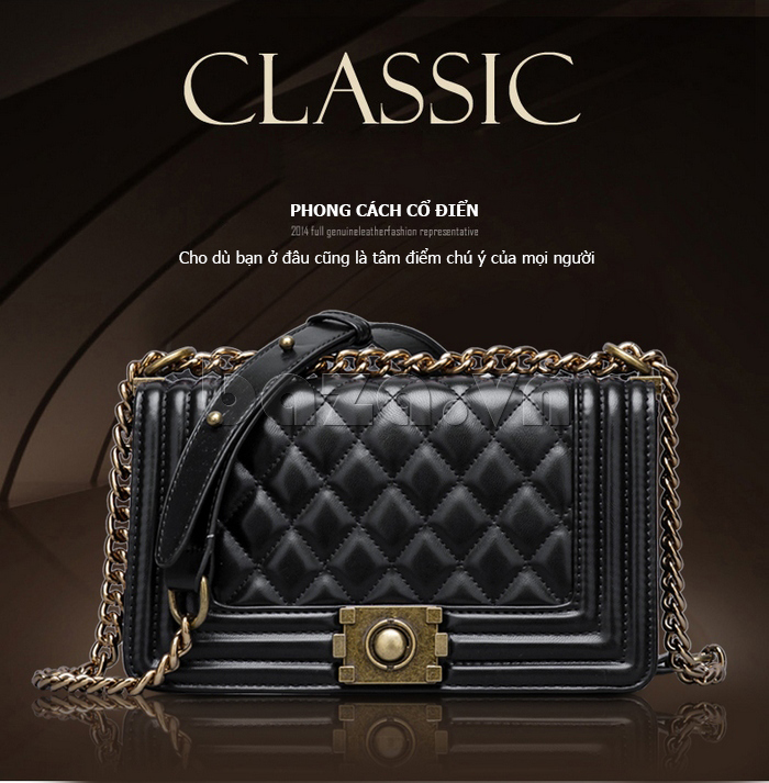 Túi nữ kiểu dáng Chanel Binnitu vẻ đẹp tinh tế