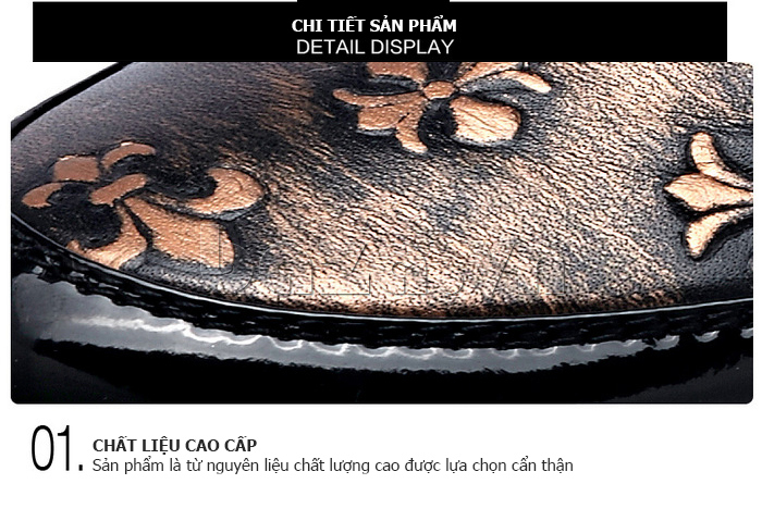 giày CDD 8156 làm từ chất liệu da cao cấp