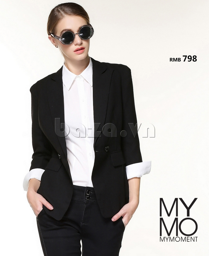 Áo blazer nữ style Menswear Mymo W570C