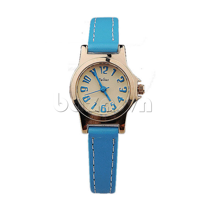 Đồng hồ nữ Julius JA-697 màu xanh pastel nhẹ nhàng 