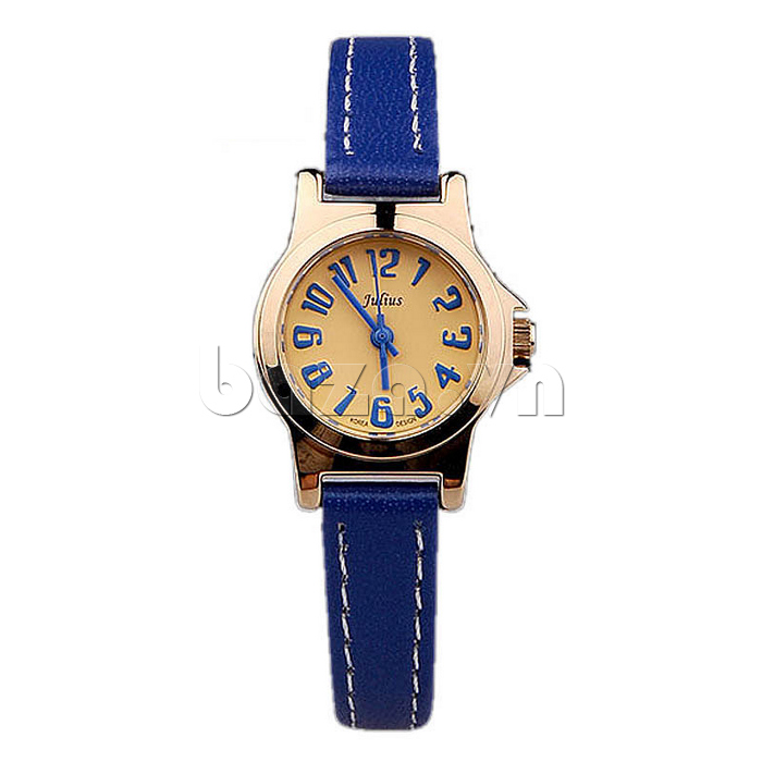 Đồng hồ nữ Julius JA-697 dây màu xanh độc đáo