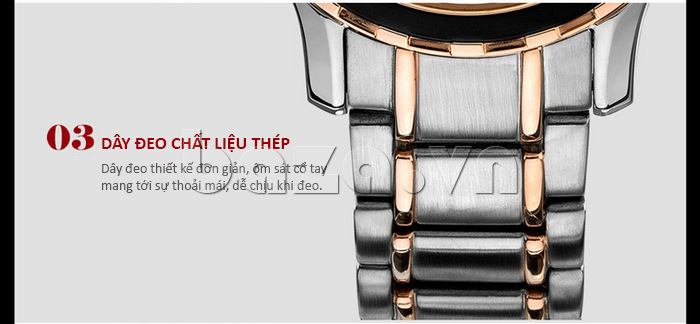 Đồng hồ nam thời trang Time2U Thiết kế cổ điển tinh tế