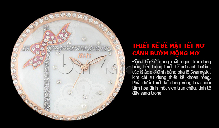Đồng hồ nữ Mini Quà tặng cuộc sống thiết khế bề mặt sáng tạo và tinh xảo 
