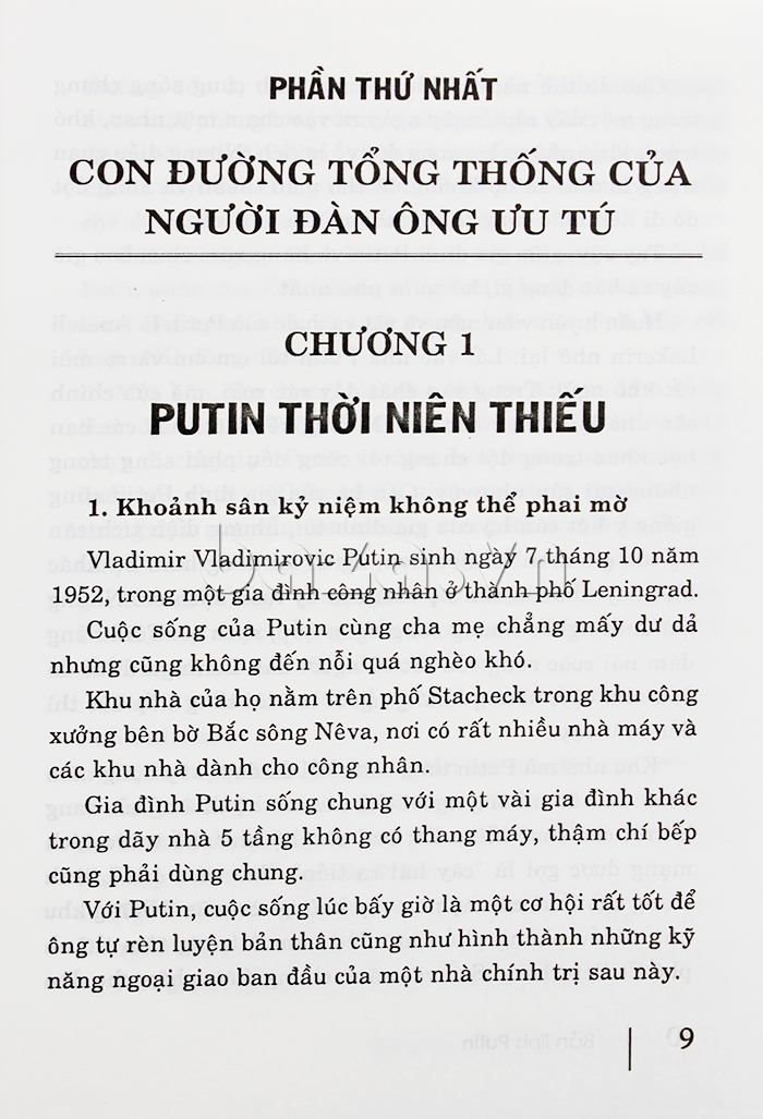 Sách quản trị lãnh đạo " bản lĩnh Putin" Dương Minh Hào - Triệu Anh Ba phần 1