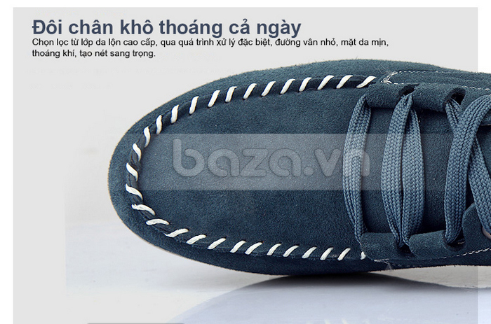 Baza.vn: Giày da nam Simier phong cách Hàn Quốc - Đế hạt đậu