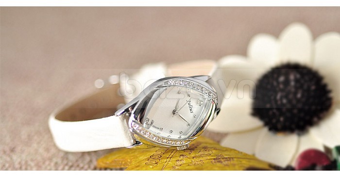 Baza.vn: Đồng hồ nữ Julius JA660 dây đeo trắng