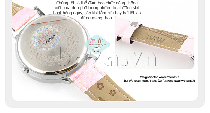 Đồng hồ nữ Mini MN1079 Cuộc sống tươi đẹp đảm bảo hàng chính hãng với tem bảo hành 