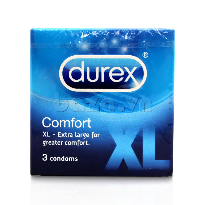 Bao cao su cỡ lớn Durex Comfort