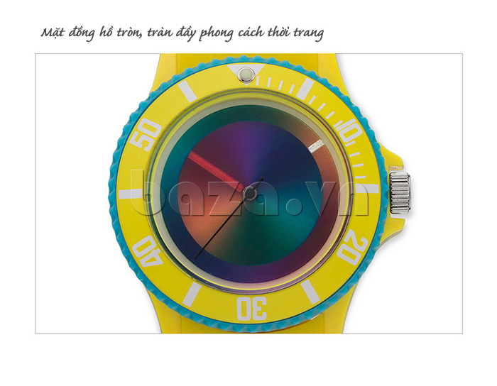 Đồng hồ thời trang Time2U 92-17833 mặt tròn duyên dáng 