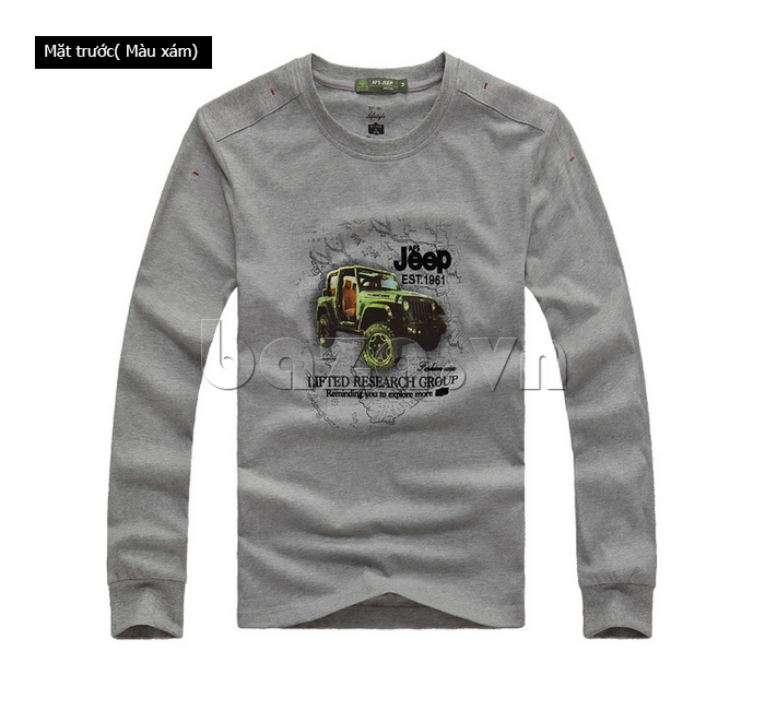 Áo T-Shirt Nam Dài Tay Cổ Tròn Afs Jeep - Baza.Vn