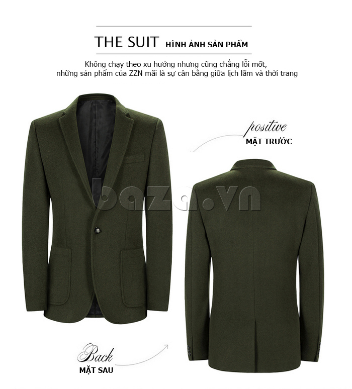 Áo Vest nam lông cừu ZZN A444534 sản phẩm áo vest chất lượng 