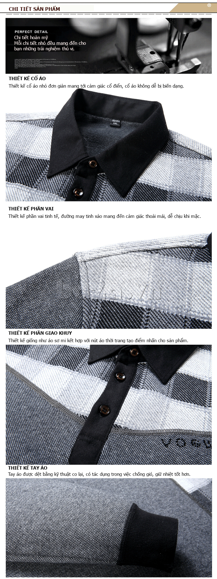 Mỗi chi tiết nhỏ trên chiếc áo nam thu đông Nleidun Z611  đều mang đến cho bạn những trải nghiệm thú vị