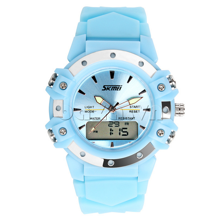Đồng hồ điện tử SKmei thời trang 0821đa chức năng màu sắc trang nhã, đẹp đẽ