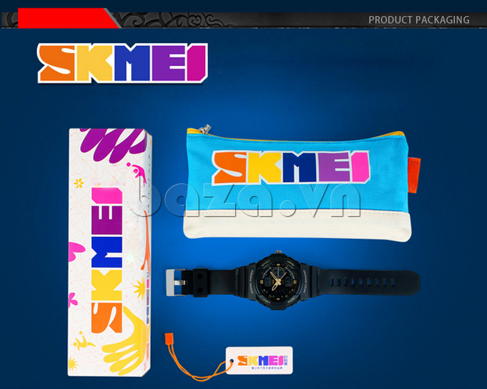 Đồng hồ điện tử SKmei thời trang 0821đa chức năng ấn tượng độc đáo keert hợp hài hòa chi tiết 