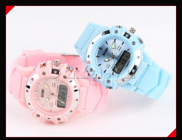 Đồng hồ điện tử SKmei thời trang 0821đa chức năng màu sắc sang trọng và cá tính 