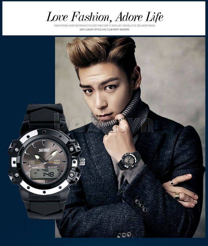 Đồng hồ điện tử SKmei thời trang 0821đa chức năng thời trang và hơn thế nữa 