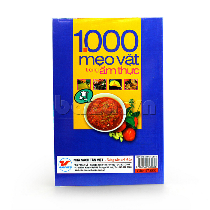1000 mẹo vặt trong ẩm thực - sách kiến thức