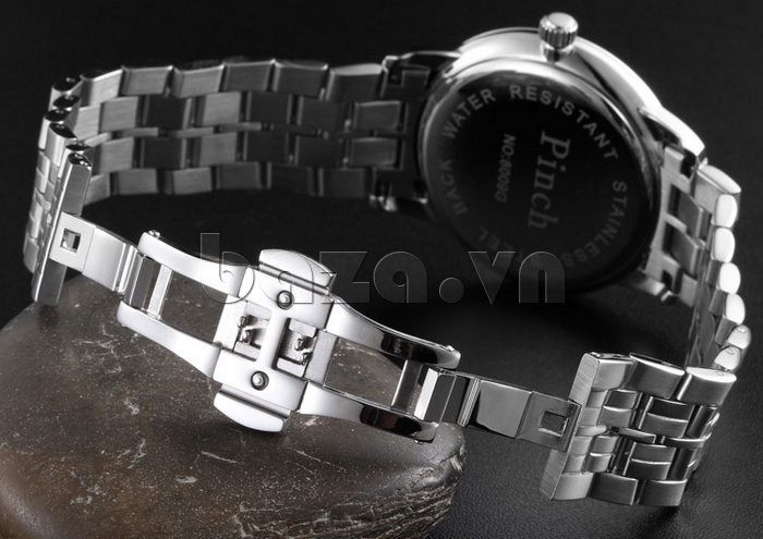 Đồng hồ siêu mỏng nữ Pinch L8009A dây đeo dễ điều chỉnh 
