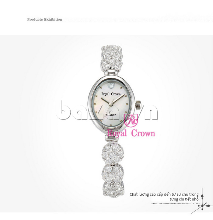 Đồng hồ lắc tay cho nữ Royal Crown - chất lượng cao cấp đến từ sự chú ý tới từng chi tiết